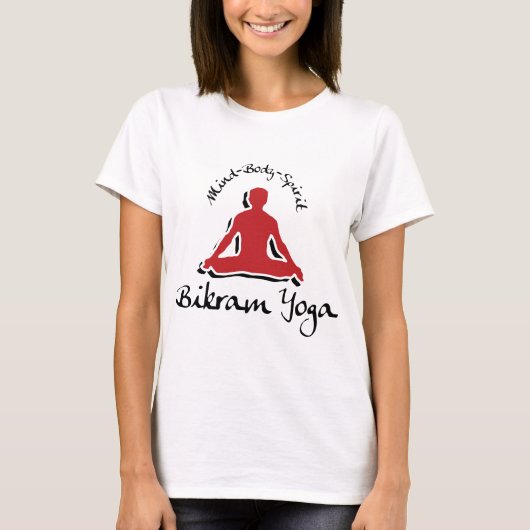 Bikramのヨガ Tシャツ (正面)