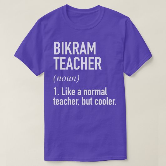 Bikram先生定義 Tシャツ (デザイン正面)