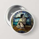 Bikramsのヨガの脊柱のねじれボタン 缶バッジ (正面&裏面)