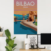 Bilbao, Spain ポスター (ホームオフィス)