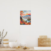 Bilbao Spain Travel City Wall Art Aesthetic ポスター (キッチン)