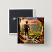 BILBO BAGGINS™バックinシャーコラージュ 缶バッジ (正面&裏面)