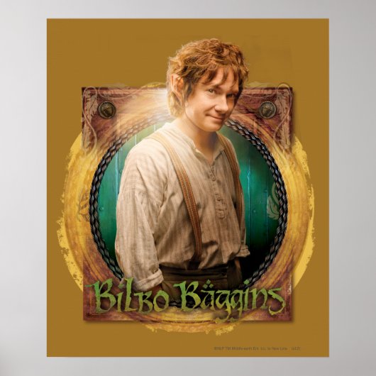 BILBO BAGINS™キャラクター名 ポスター (正面)