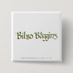 BILBO BAGINS™テクスチャ 缶バッジ