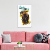 BILBO BAGINS™ & The Company of Dwarvesグラフィック キャンバスプリント (インサイチュ (リビング))