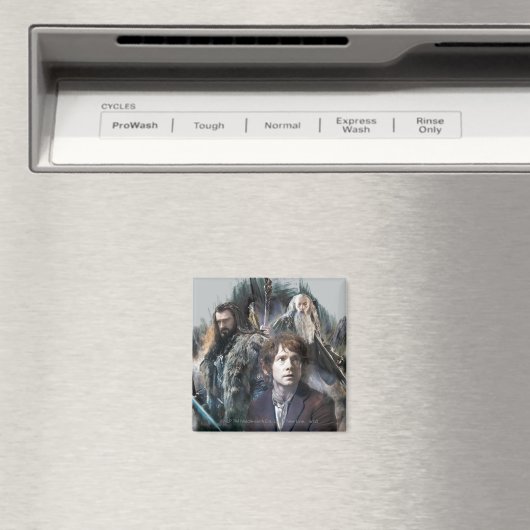 BILBO BAGINS™、THORIN OAKENSHIELD™、Gandalf マグネット (インサイチュ (食洗機))
