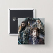 BILBO BAGINS™、THORIN OAKENSHIELD™、Gandalf 缶バッジ (正面&裏面)