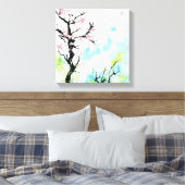 Bild mit Frühling キャンバスプリント (インサイチュ (寝室))