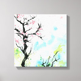 Bild mit Frühling キャンバスプリント