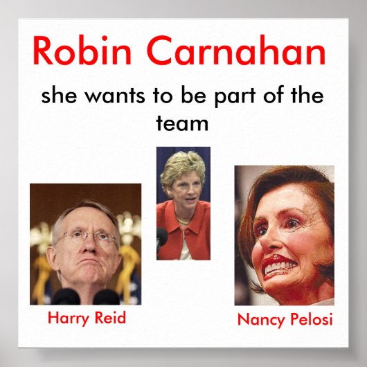 bilde, nancy_pelosi, harry_reid, Robin Carnahan.. ポスター (正面)