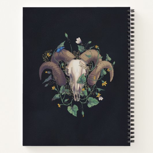 Bildserie Leben Und Tod: Schafschedel ノートブック (裏面)