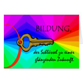 Bildung、教育、先生評価、ドイツ語 (正面横)