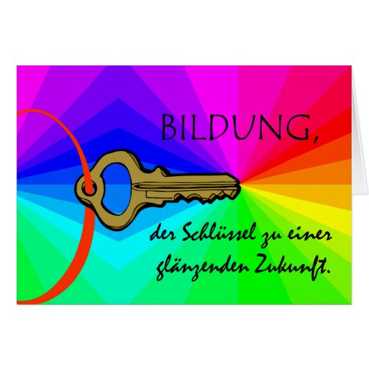 Bildung、教育、先生評価、ドイツ語 (正面横)