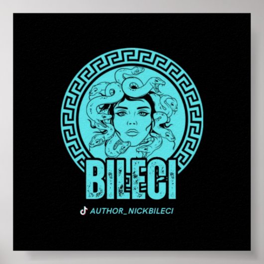 Bileciロゴポスター ポスター (正面)