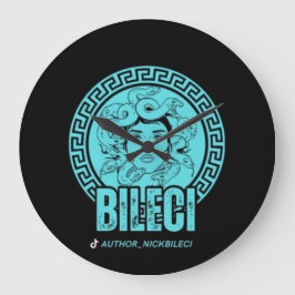 Bileciロゴ ラージ壁時計