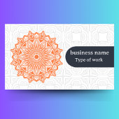 Bilingual English and Spanish Business Cards 名刺