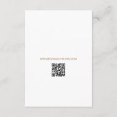 Bilingual Vietnamese Wedding Eucalyptus サンキューカード (裏面)