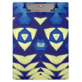 BILL ～ブルーアンドクリームデザイン クリップボード (正面)