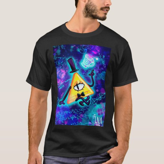 Bill Cipher FanartアクティブTシャツ Tシャツ (正面)