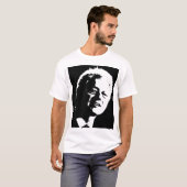 Bill Clintonのシルエット Tシャツ (正面フル)