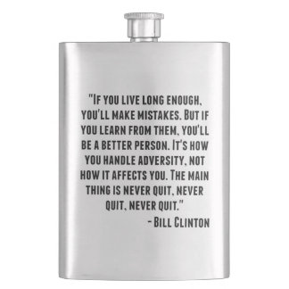 Bill Clintonの引用文 フラスク