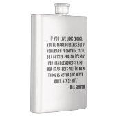 Bill Clintonの引用文 フラスク (右)