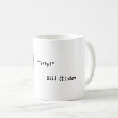 Bill Clintonの風味がよいマグ! コーヒーマグカップ (正面右)