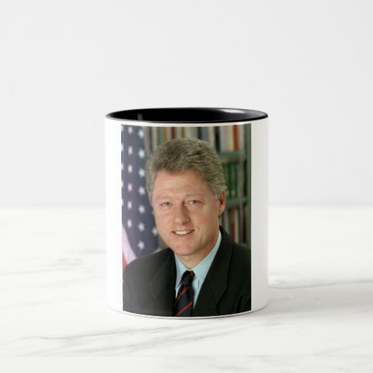 Bill Clinton ツートーンマグカップ (中央)