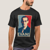 Bill Evans Hope Poster - Greats Of Jazz History Tシャツ (正面)