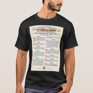 Bill Of Rights USA歴史先生学生構成 Tシャツ