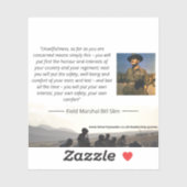 Bill Slim「わがままさ」ステッカー シール (シート)