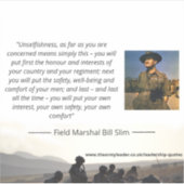 Bill Slim「わがままさ」ステッカー シール (正面)