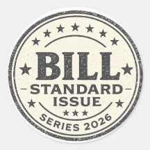 Bill Standard Issue Series 2026 ラウンドステッカー