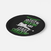 Billardのスタイル ペーパープレート (アングル)