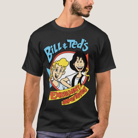 Billeds Ecellent Adventure Cartoon funny Tシャツ (正面)