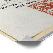 Billeting voucher, 1759 ポスター (角)