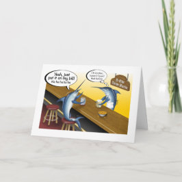 Billfishのグリーティングカードに入れる カード