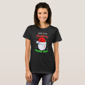 Billiard Cue Ball This Is My Christmas Pajama   Tシャツ (正面フル)