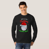 Billiard Cue Ball This Is My Christmas Pajama   Tシャツ (正面フル)