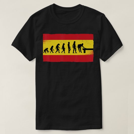 Billiard Flag  Snooker Pool Chalk Billiard Player  Tシャツ (デザイン正面)