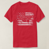 Billiard Flag Snooker Pool Chalk Billiard Player Tシャツ (デザイン正面)