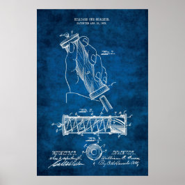 Billiard Patent Art #12 Pool Room Decor ポスター