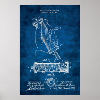 Billiard Patent Art #12 Pool Room Decor ポスター
