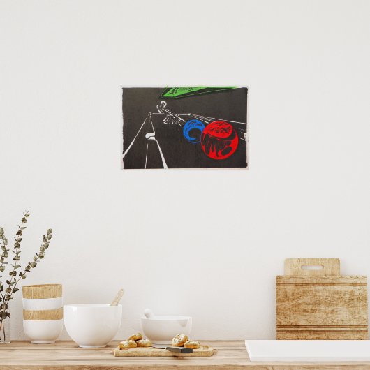 Billiards ポスター (キッチン)