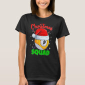 Billiards 9 Ball Christmas Squad Pool Balls Billia Tシャツ (正面)