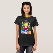 Billiards balls billiards snowman billiards Billia Tシャツ (正面フル)