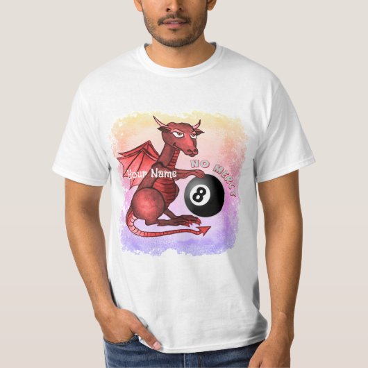 Billiards Dragon  Tシャツ (正面)