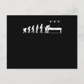 Billiards Evolution of Man Pool Billiards Game ポストカード (正面)