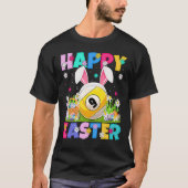 Billiards   Happy Easter Bunny Billiards Easter Su Tシャツ (正面)