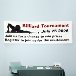 Billiards Snooker Tournament Promotional Banner 横断幕